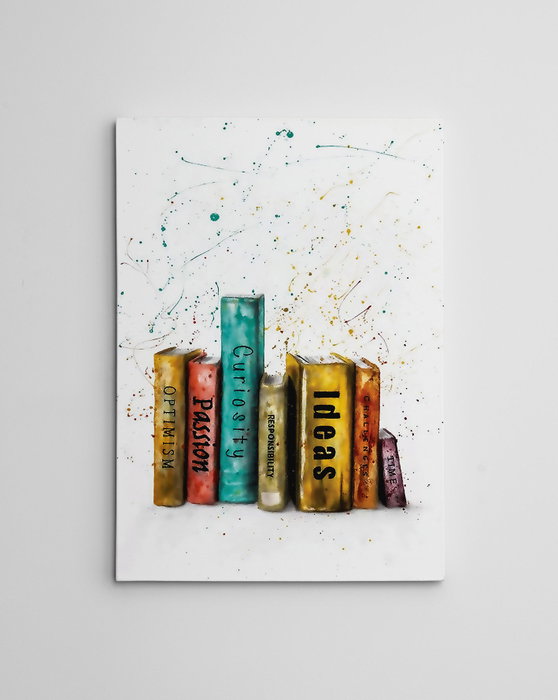 Wallity WY231 Lienzo Decorativo Multicolor 70 x 100 cm